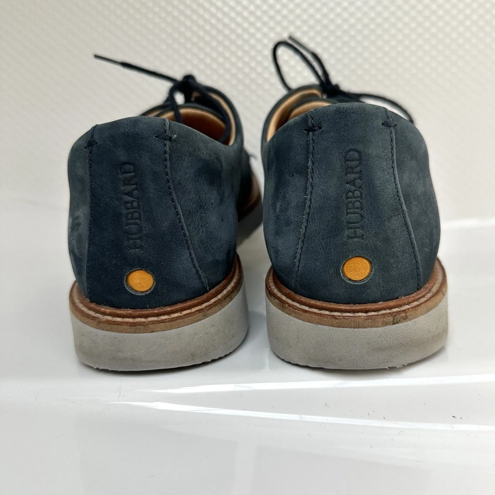 Samuel Hubbard Shoes Womens 9 Oxford Blue Leather Casual Lace Up W1100 - Image 5