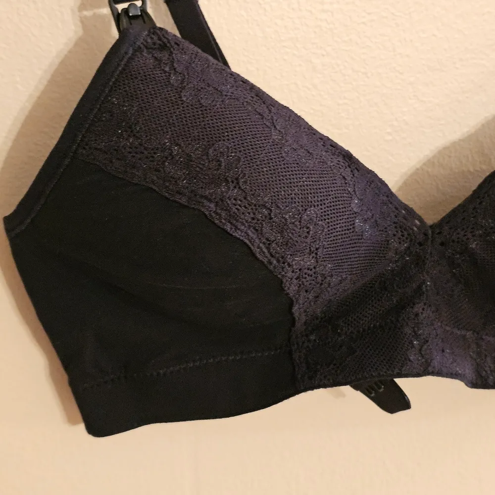 Natori Bliss Perfection 30B Maternity Bra Black Size undefined - Image 2