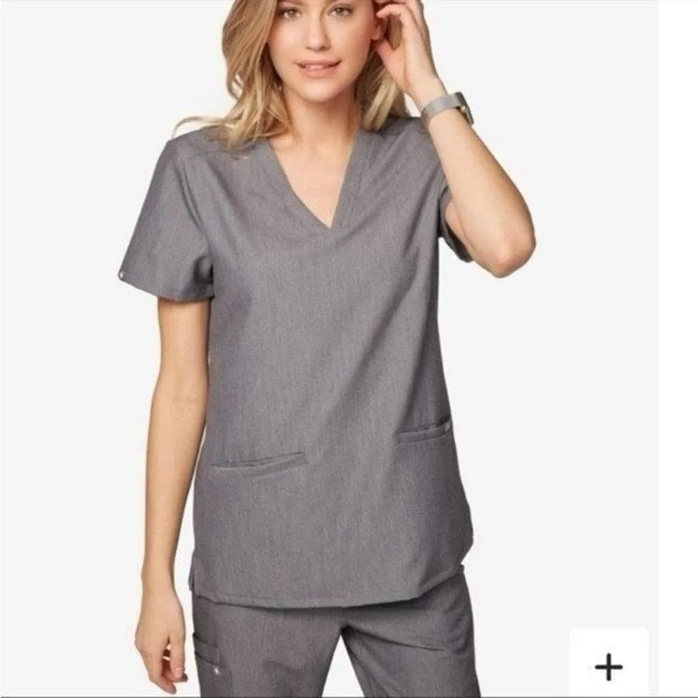 ✨Figs Casma Three-Pocket Scrub Sz XXL Top™ Graphite Grey✨ - Image 3