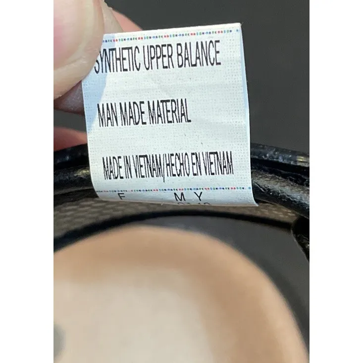 Mark Nason Skechers Transformer Chunky Criss Cross Strap Thick Sole Sandal‎ 8.5 Black - Image 8