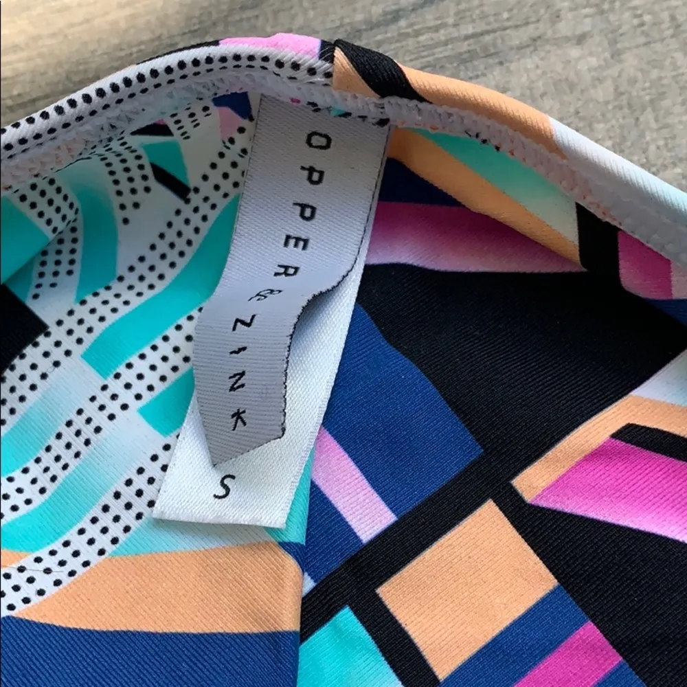 Kopper & zink block party bikini bottom Blue - Image 6