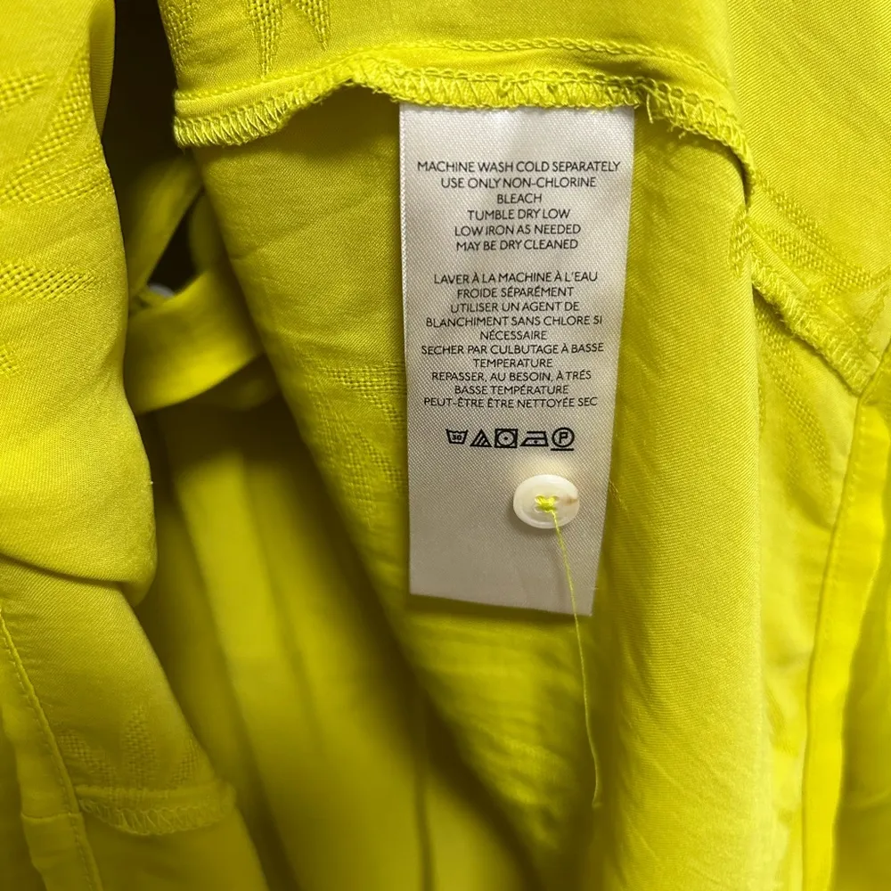 Anthropologie Lime Green Blouse - Image 2