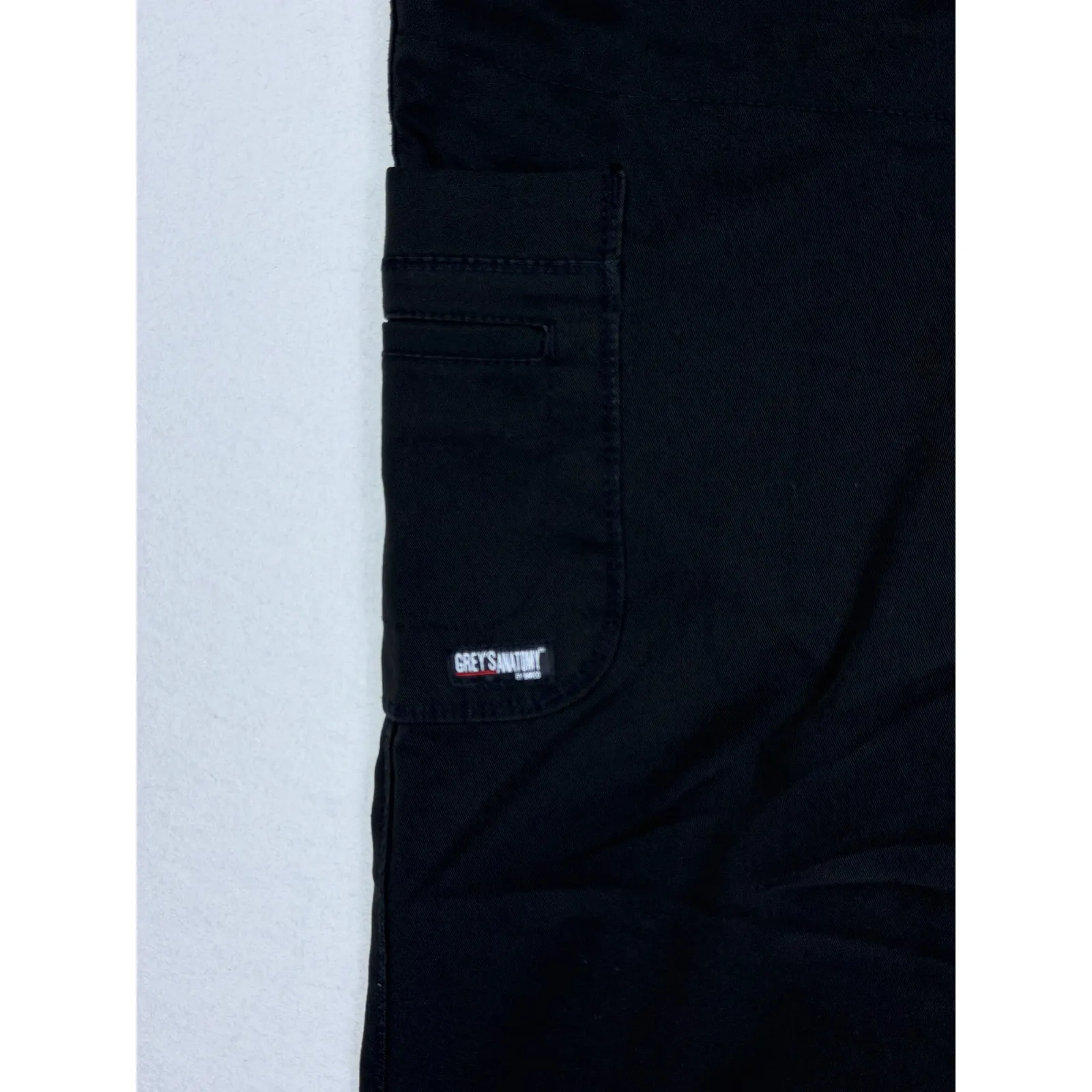 Greys Anatomy Professional Wear By Barco Black Jogger Scrub Pants Womens LG - Image 3