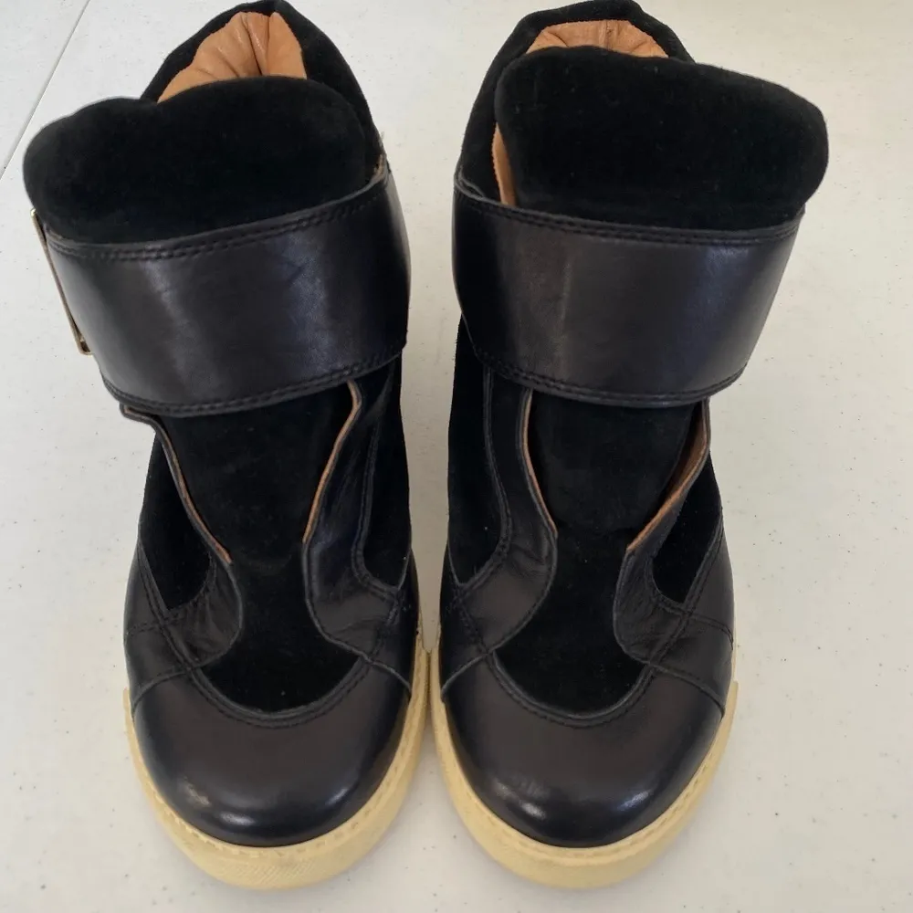 See by Chloe Sami Nappa Leather Sneaker‎ Black - Image 2