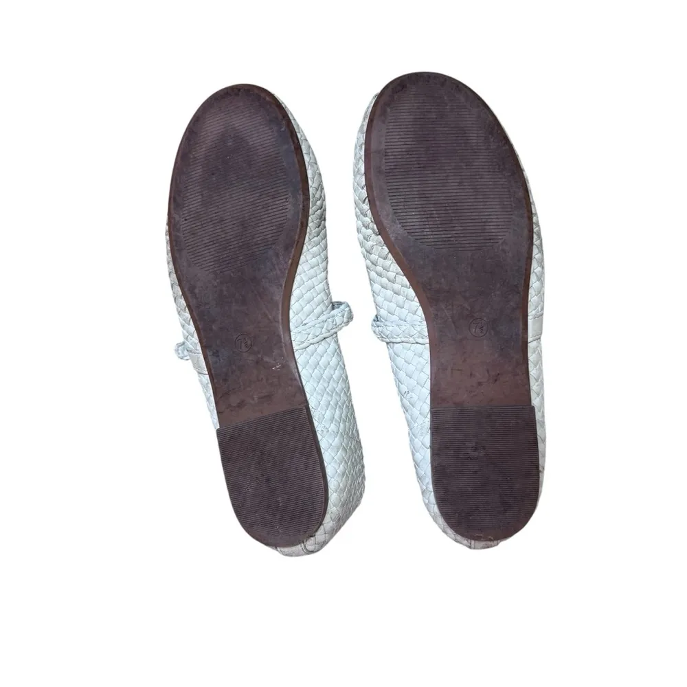 House of Harlow 1960 White Bistro Ballet Loafer Flats Mary Jane Shoes Size 7.5 - Image 8