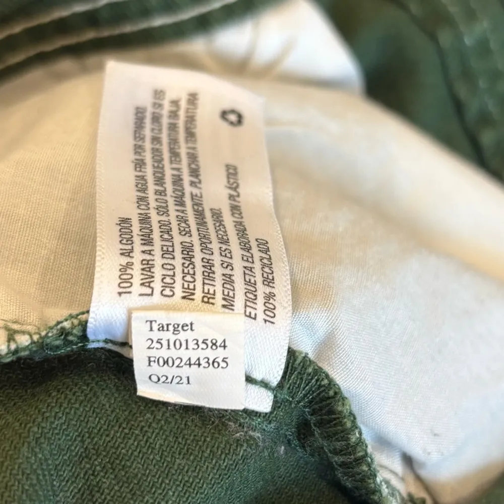 Sandy Liang X Target Green Cargo Utility Pant Baggy Carpenter Straight Leg - Image 12