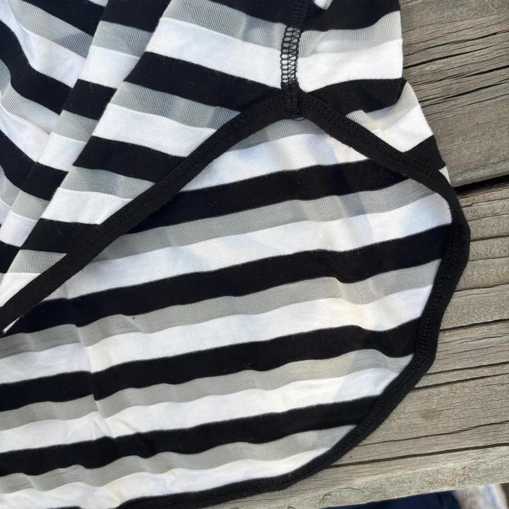 Derek Lam IOC X Athleta Striped Sheer Top | Size Medium - Image 5