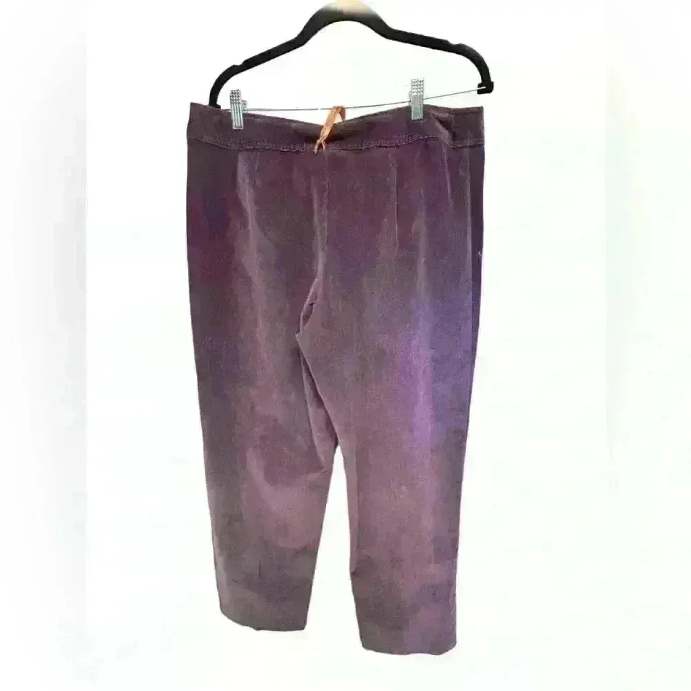 NWT Hearts of palm women pants pilgrim color, velvet, size 16 - Image 2