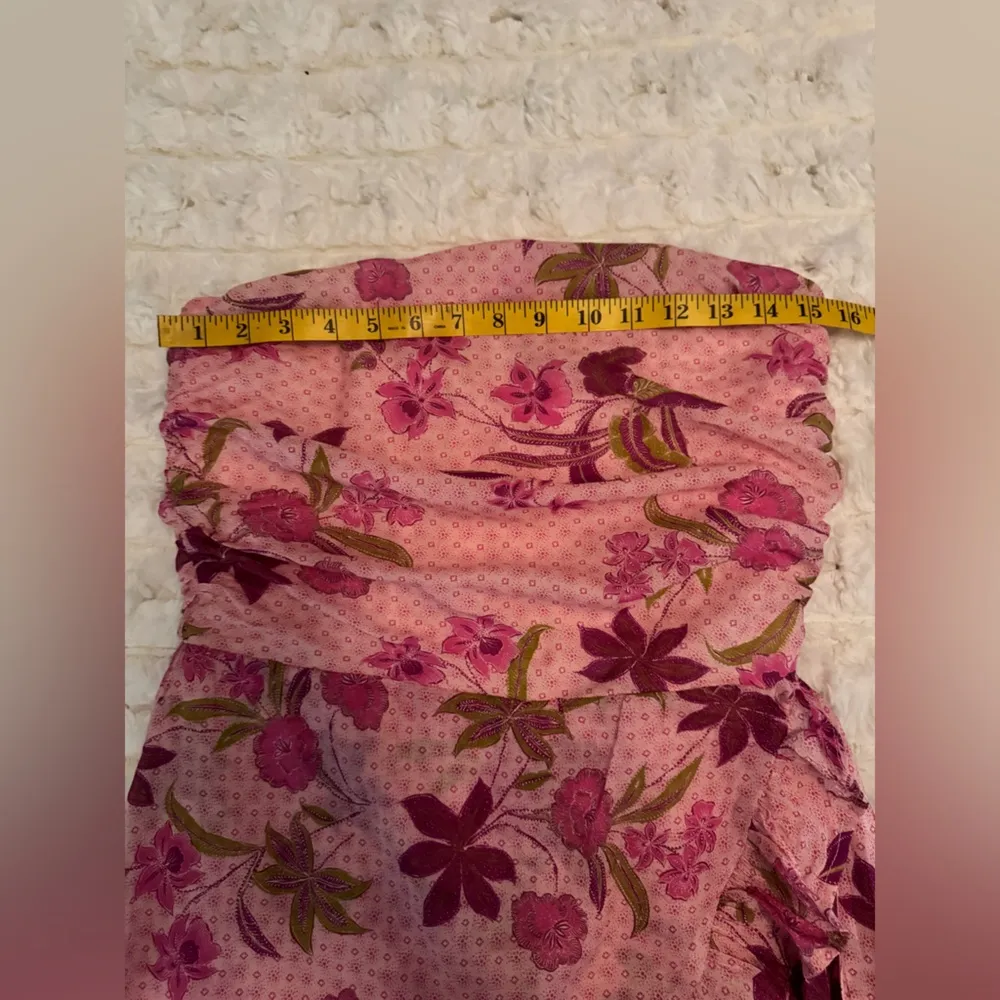 Olivaceous 100% Cotton Soft Girl Blush Pink Strapless Romper Size Large F54 - Image 12