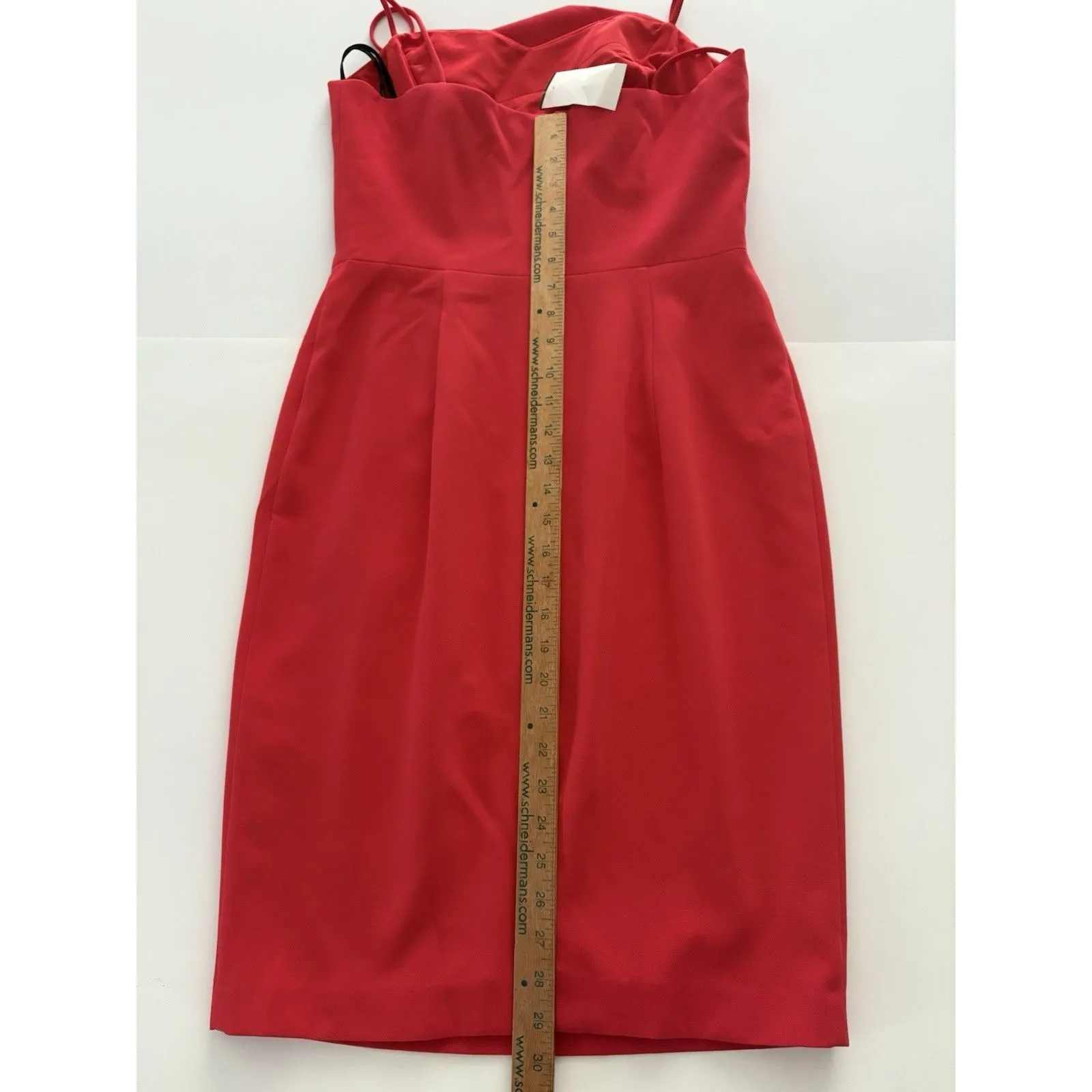 Black Halo Dress 8 Red Brishten Sheath Cocktail Spaghetti Strap Holiday Party - Image 7