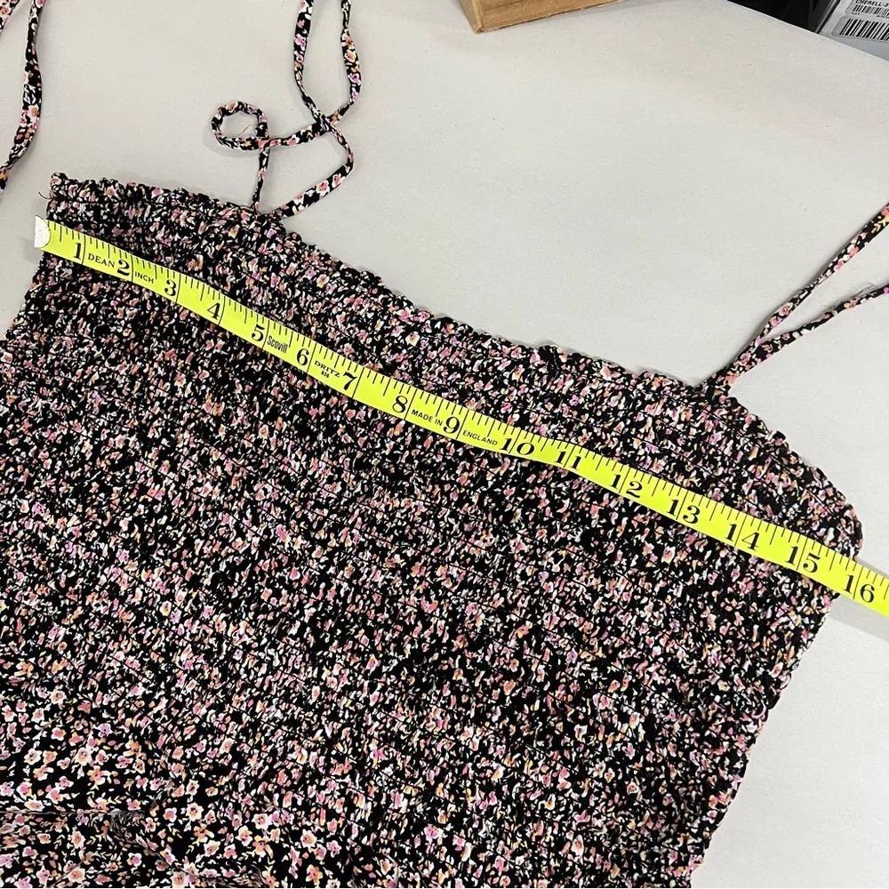 1.State Ditsy Floral xl smocked Jumpsuit FLAWED - Image 4