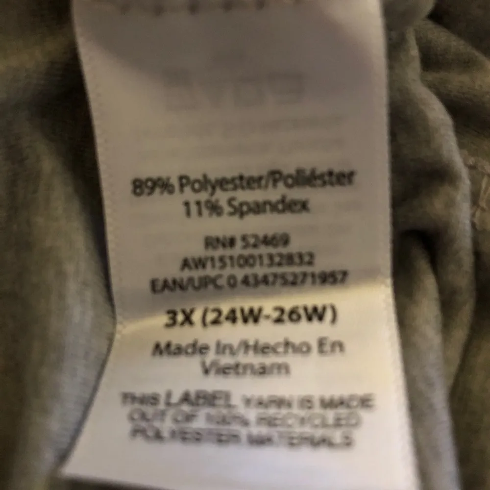 ATHLETIC WORKS Womens Gym Shorts Size 3XL 24-26 Butter Core Gray Heather NWOT - Image 6