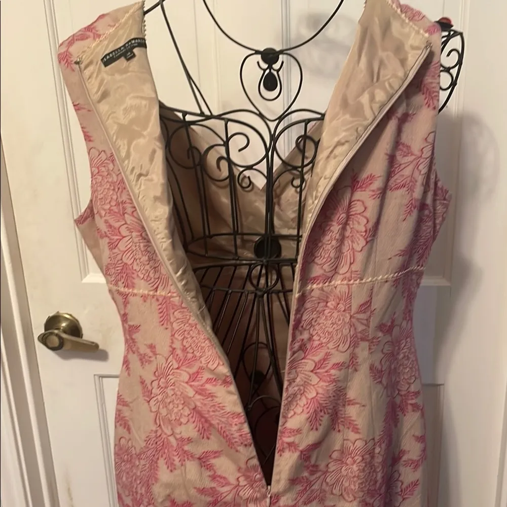 🌸🌸🌸BOGOHO 🌸🌸🌸Isabella DaMarco Pink Floral Sleeveless Dress with Matching Shrug Size 14 - Image 10