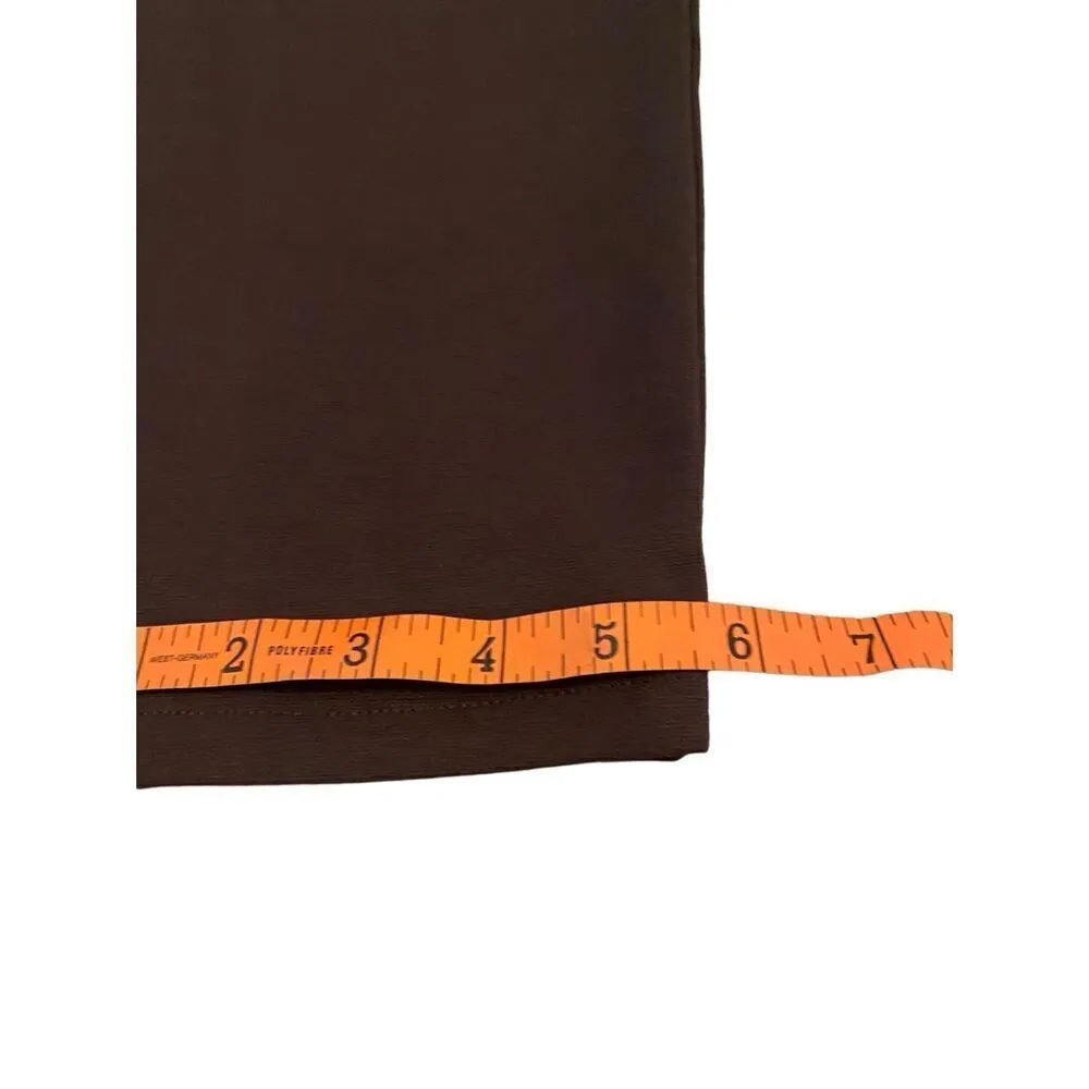 Nwt Alexander Jordan Tummy Control Dress Pants 1X Formal Straight Leg Brown - Image 11