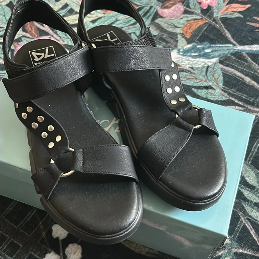 Dirty Laundry Black Studded Sandals - Image 4