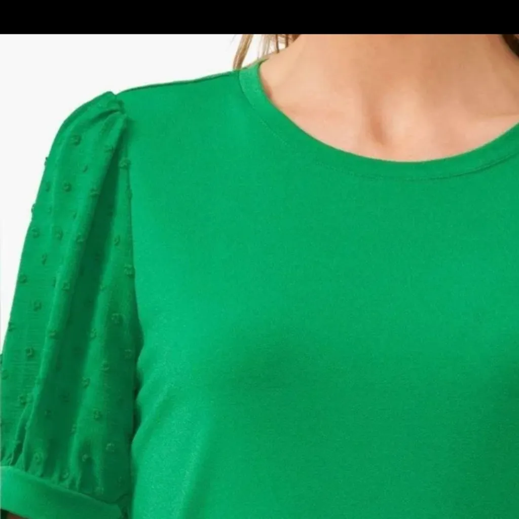 CeCe Women’s Short Puffed Sleeve - Image 3