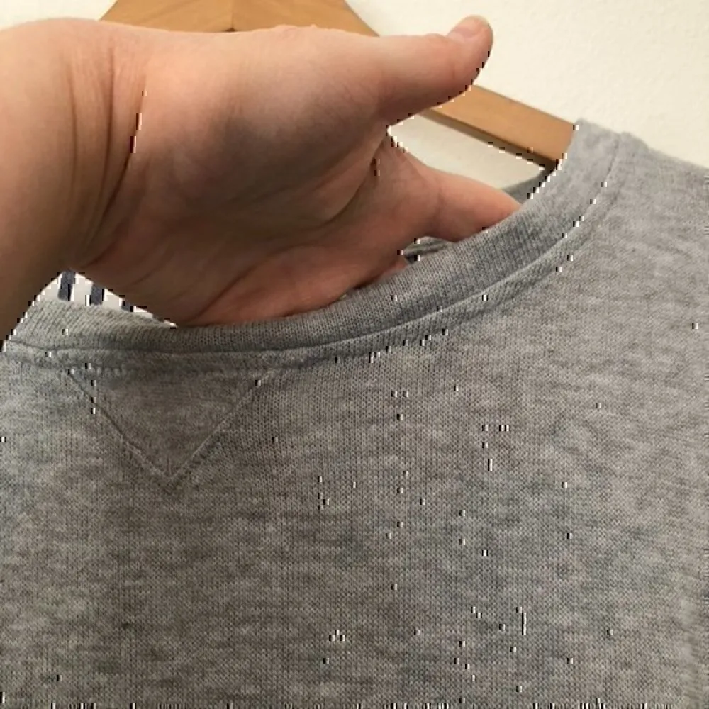 WILLIAM RAST Plus Size Gray Blue White Stripe Long Sleeve Tie Back Knit Top 1X - Image 7