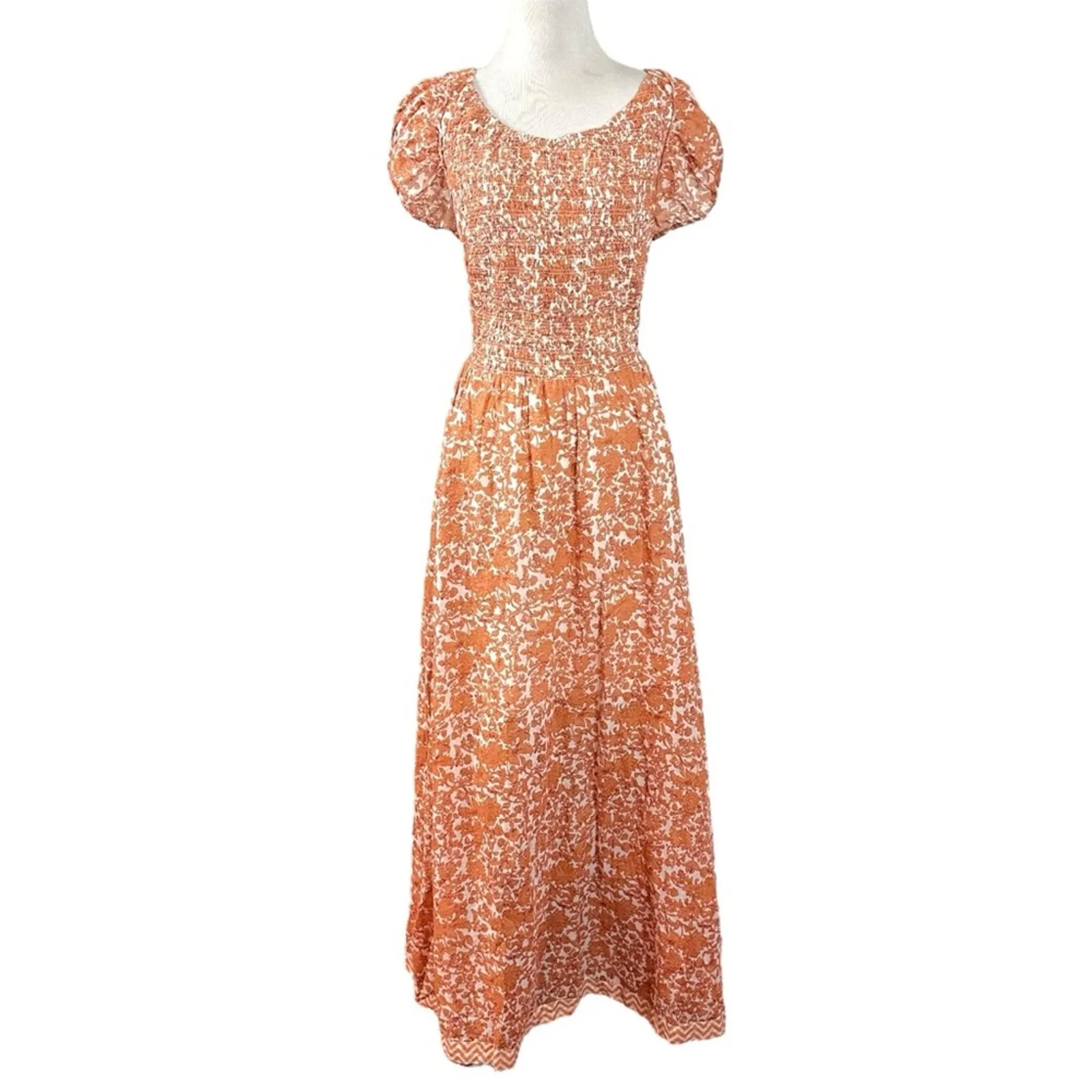 Free People Ultraviolet Maxi Dress Small Prairie Dainty Cottage Bohemian Fall - Image 10