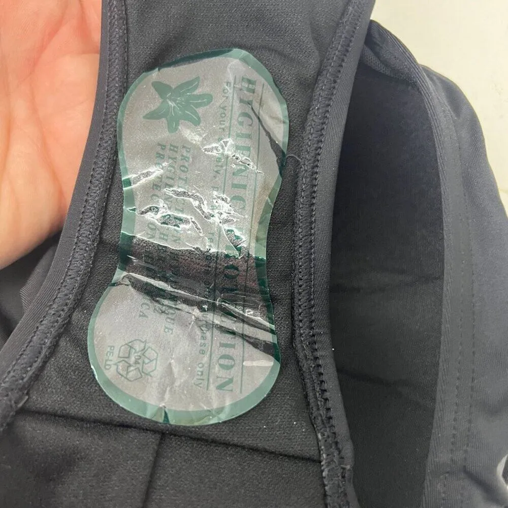 Swimsuits For All Black Ruched One Piece Swimsuit Womens Size 12 - Image 3