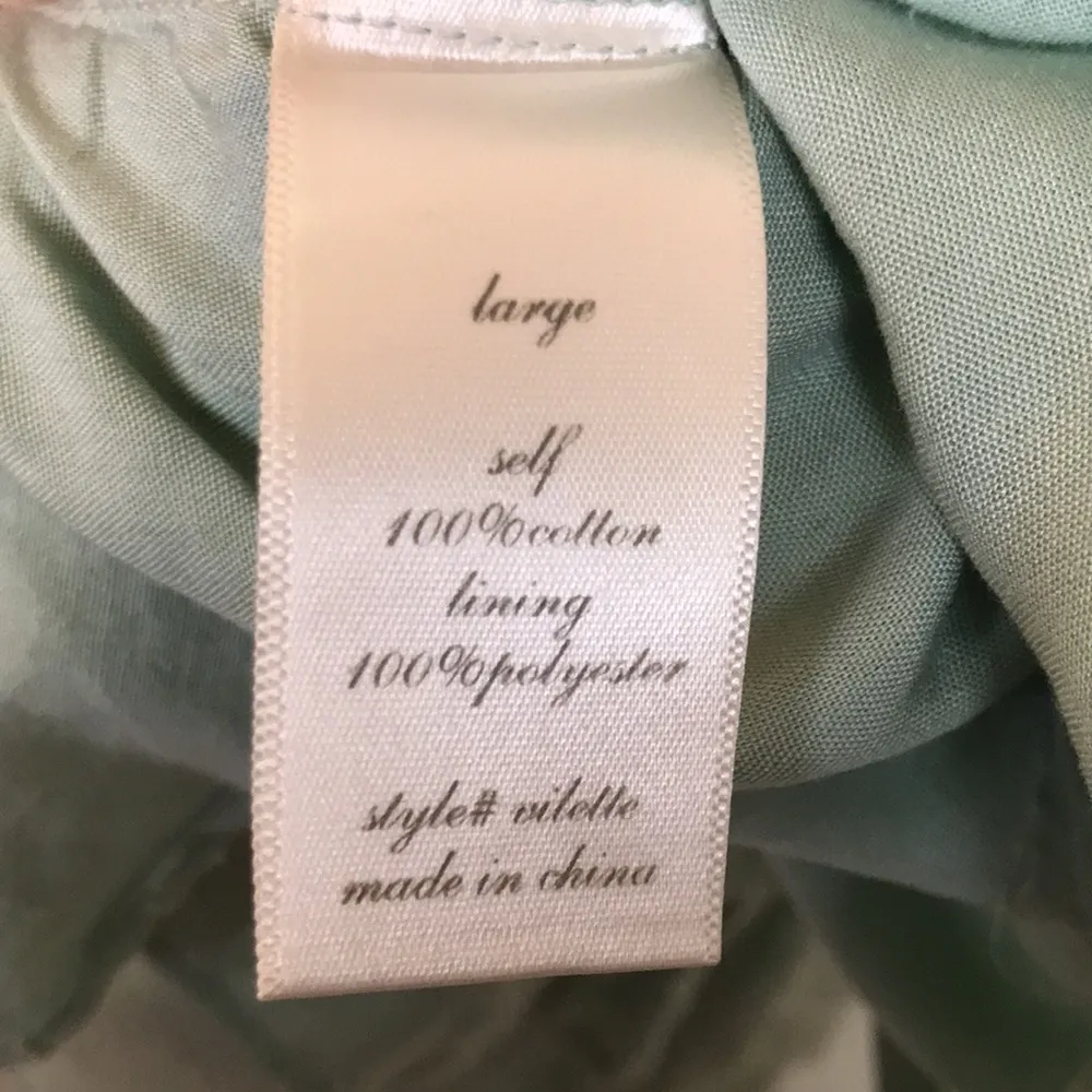 Altar’d State Women’s Swiss Dot Ruffle Cut Out Green Lace-Up Back Mini Dress - Image 11