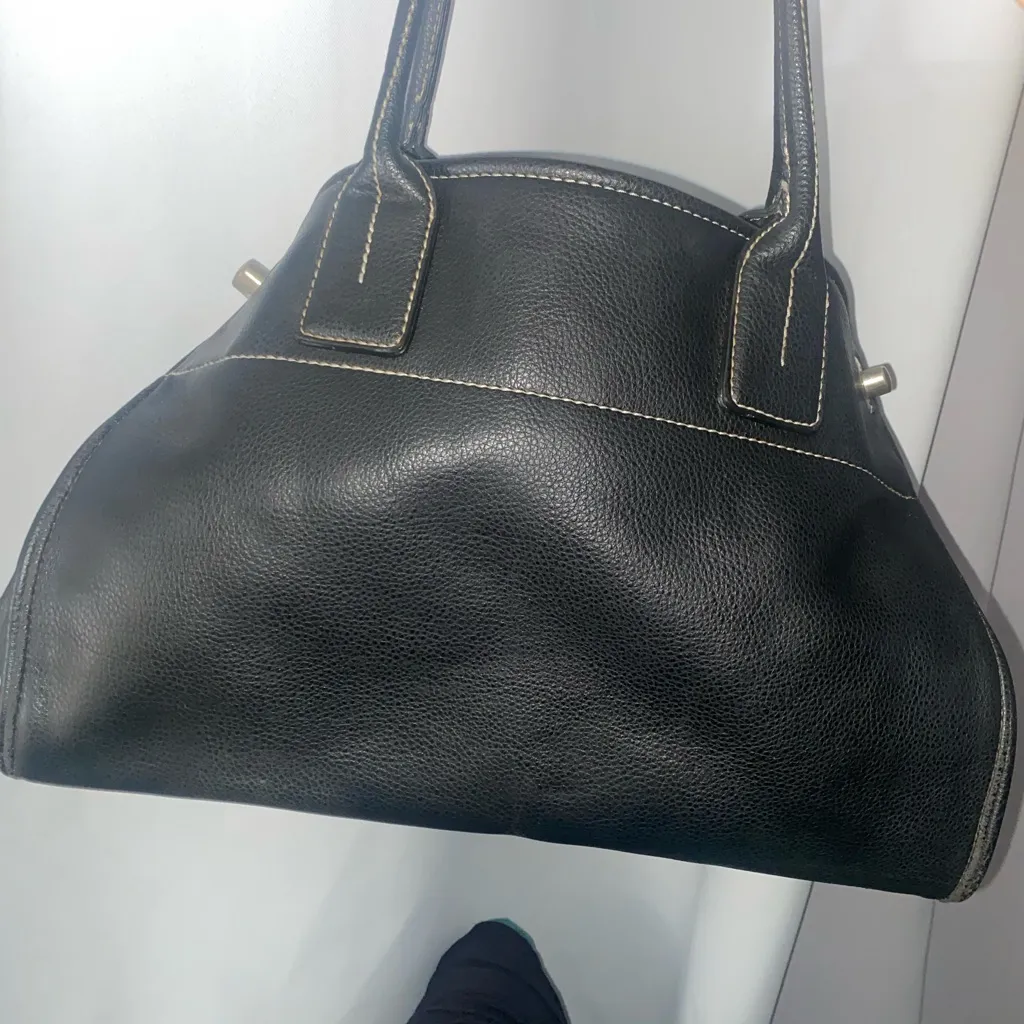 Tod's  Black Leather Shoulder Bag - Image 5