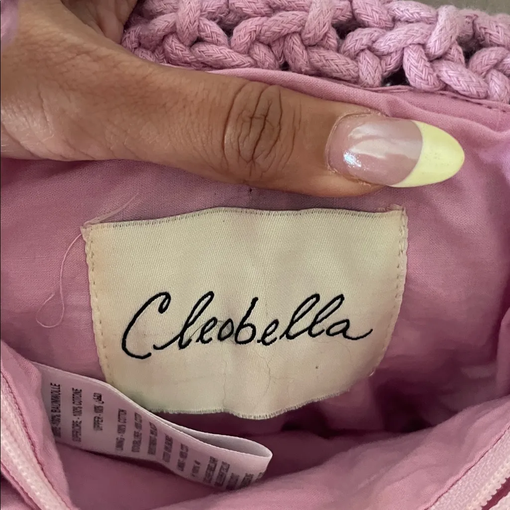 Cleobella Handbag - Lavender Monaco Tote flaw* - Image 6