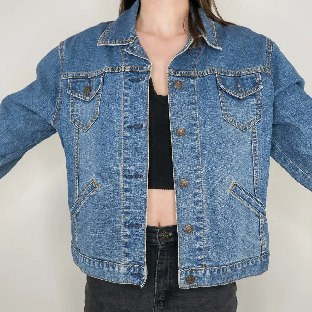 Vintage 90s Levi Strauss Signature Denim Jacket - Image 5
