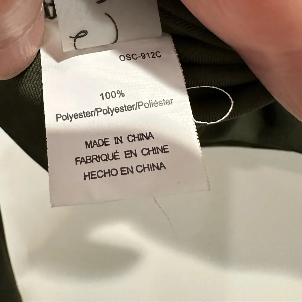 Cupshe Cutout Crossover Green One Piece Swimsuit Beachy Summer Spring Medium - Image 9