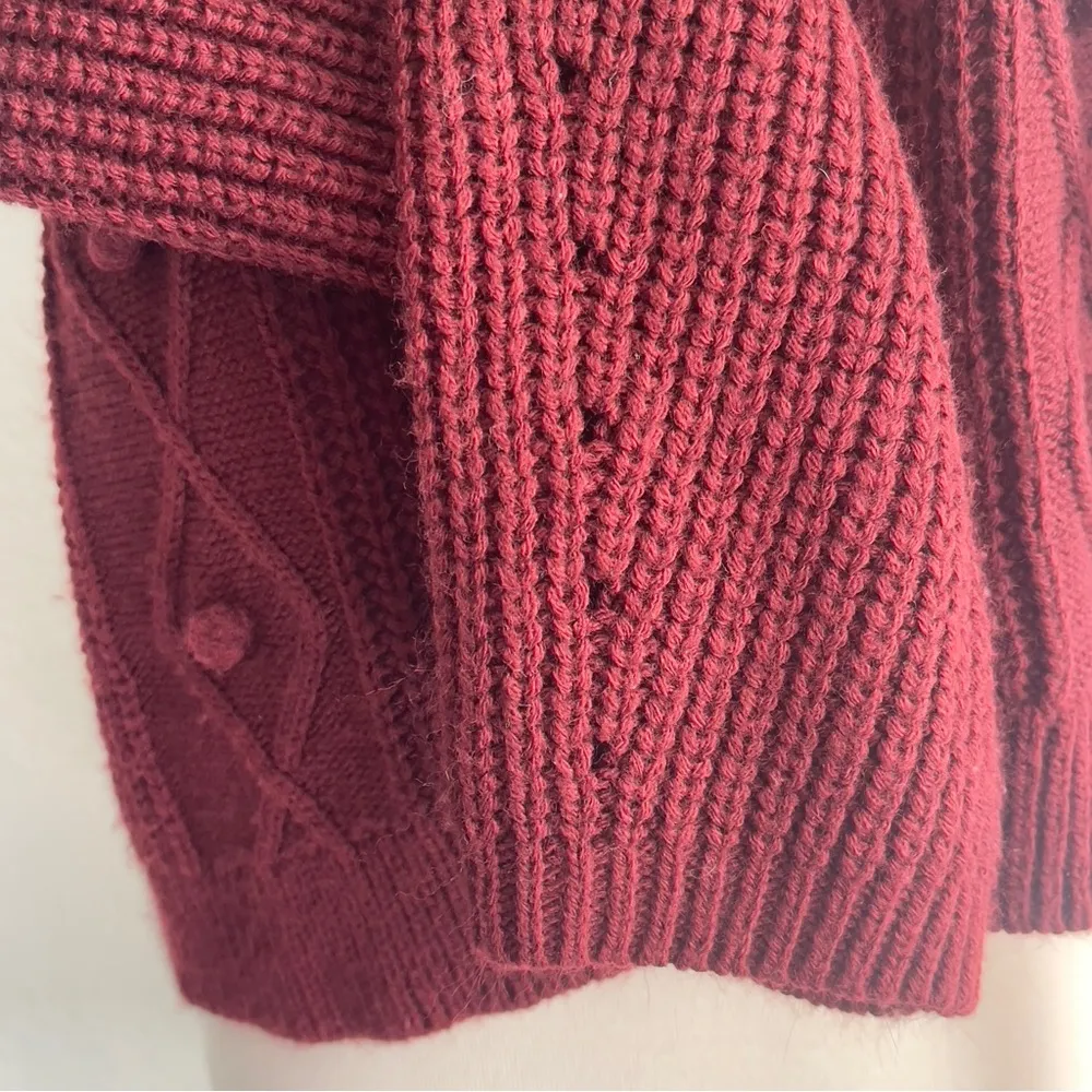 ALMOST FAMOUS Juniors Cropped knit long sleeve sweater - Image 8