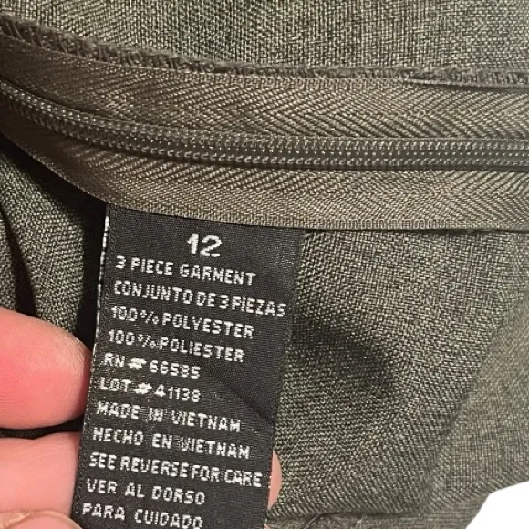 Vintage Perceptions‎ NY Polyester Pantsuit Size 12 - Image 8