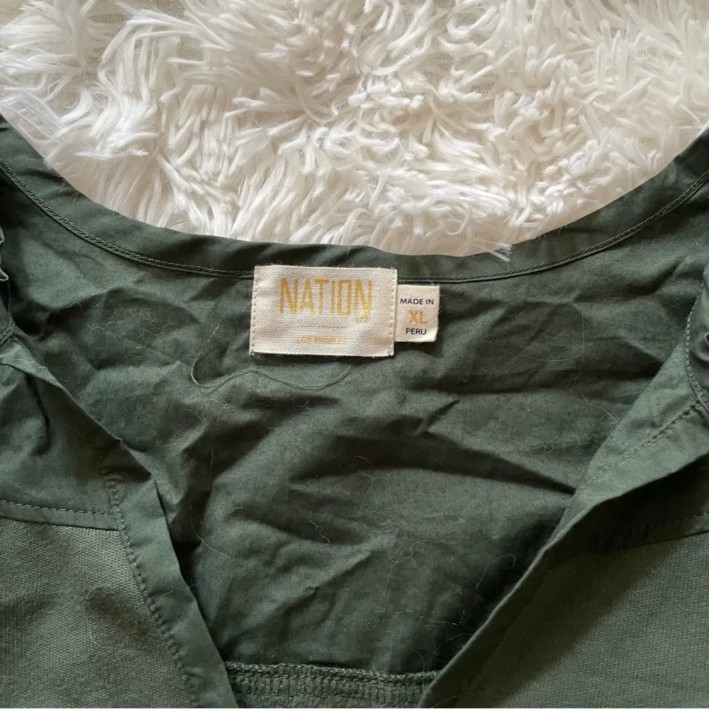 NWT Nation LTD Olla sweatshirt in green - Image 4