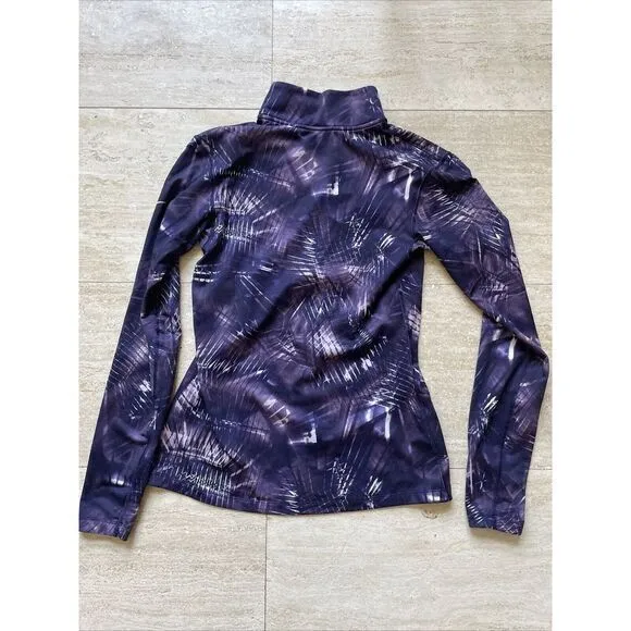 Nike Pro‎ Warm Dri-Fit Half-Zip Top in Purple Dynasty Bleach Lilac size L - Image 5