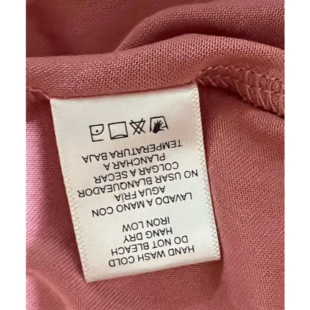 Love Tree Criss Cross Spaghetti Strap Romper Rose Pink ~ Size Small - Image 8