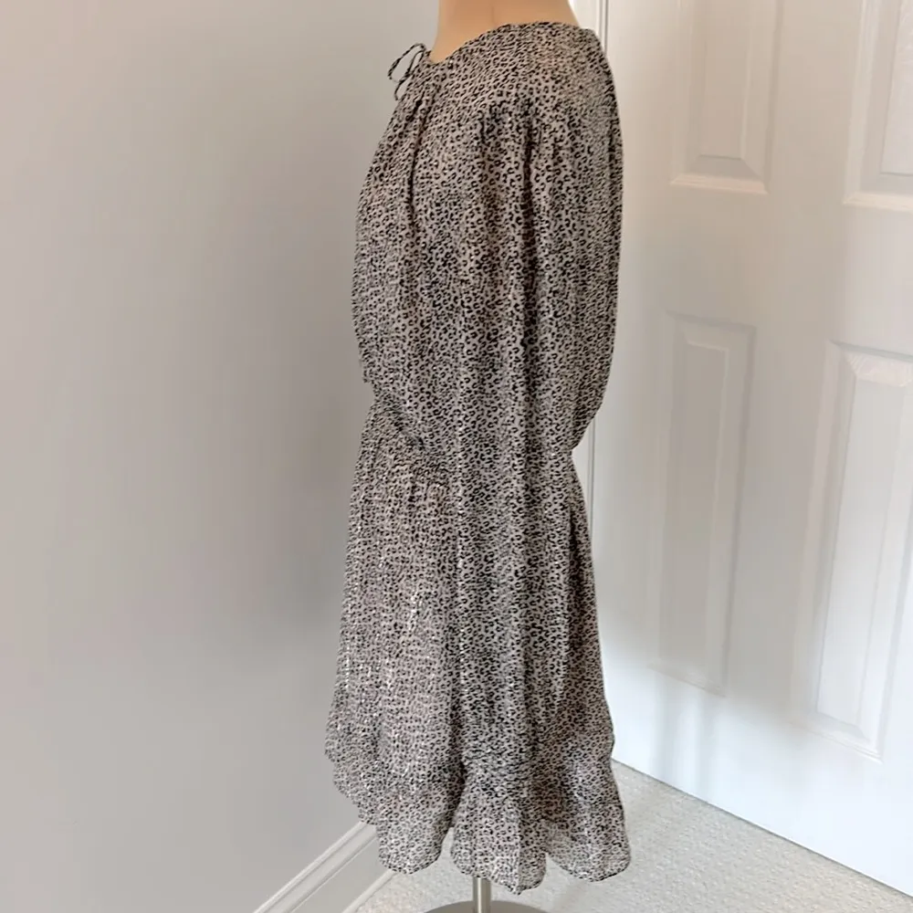 Wayf dede x emily Laura Cheetah Print Mini Dress - Image 4