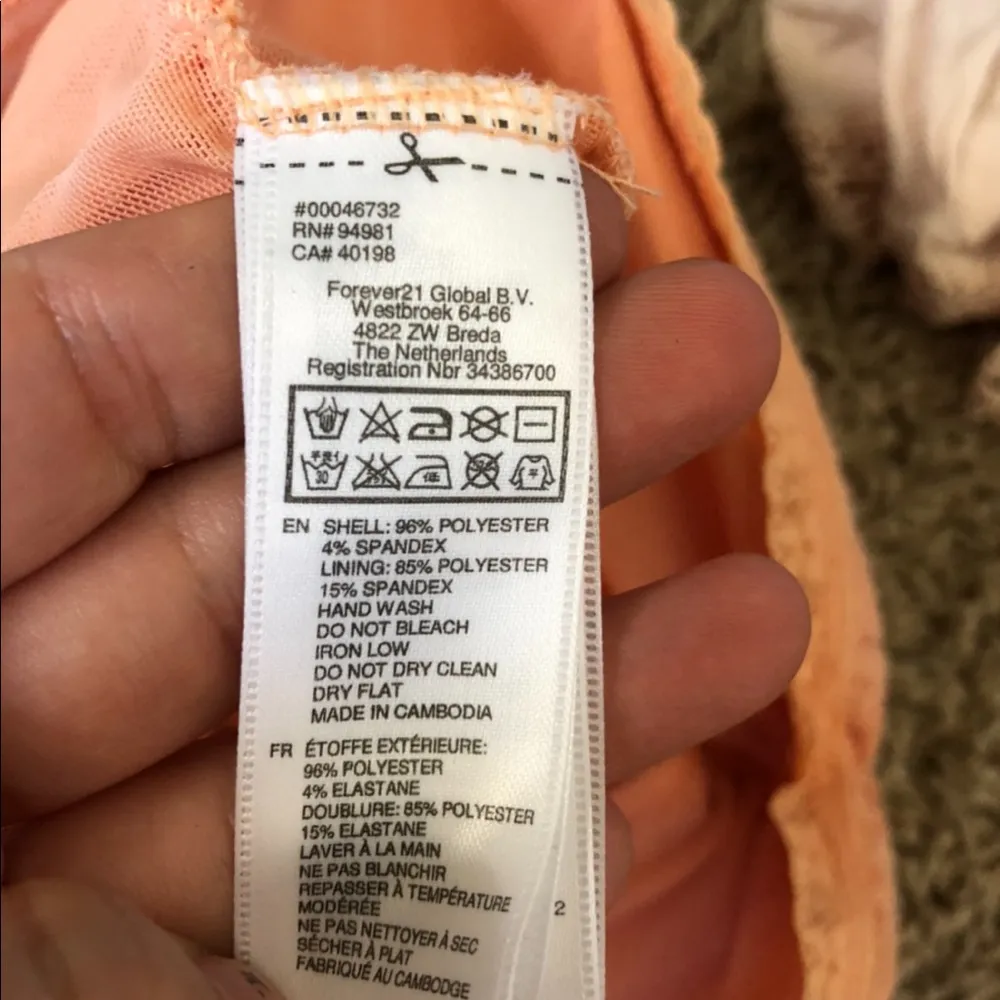 F21 sheer Lace bandeau Sz S - Image 14