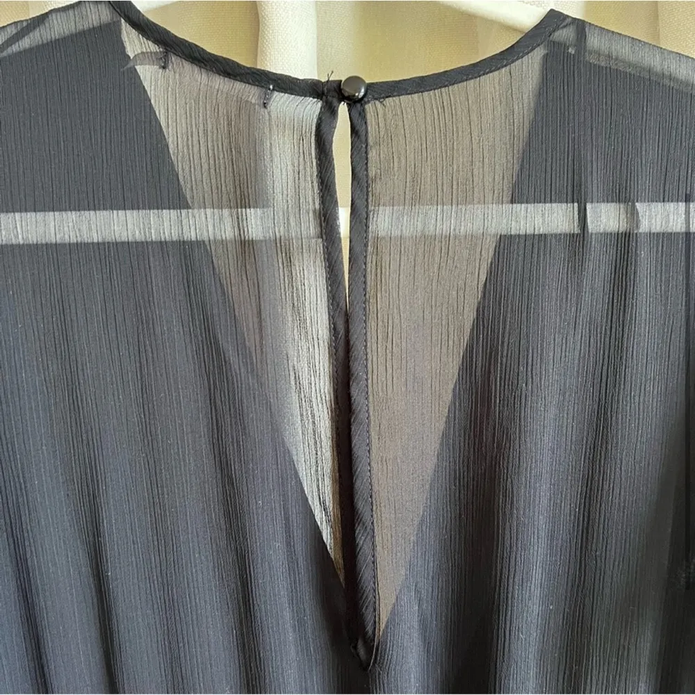 Francesca's mi Ami black mini wrap dress - Image 3