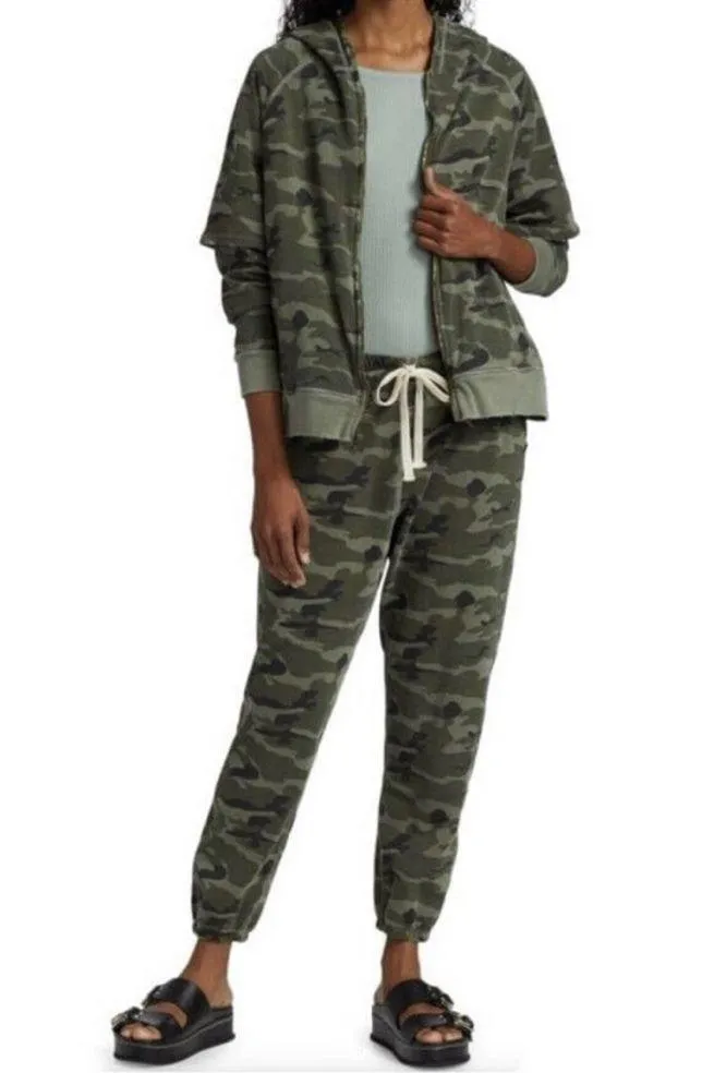 Electric & Rose Camo Hoodie Jacket Army Green, Size M New with Tag Size M - Image 13