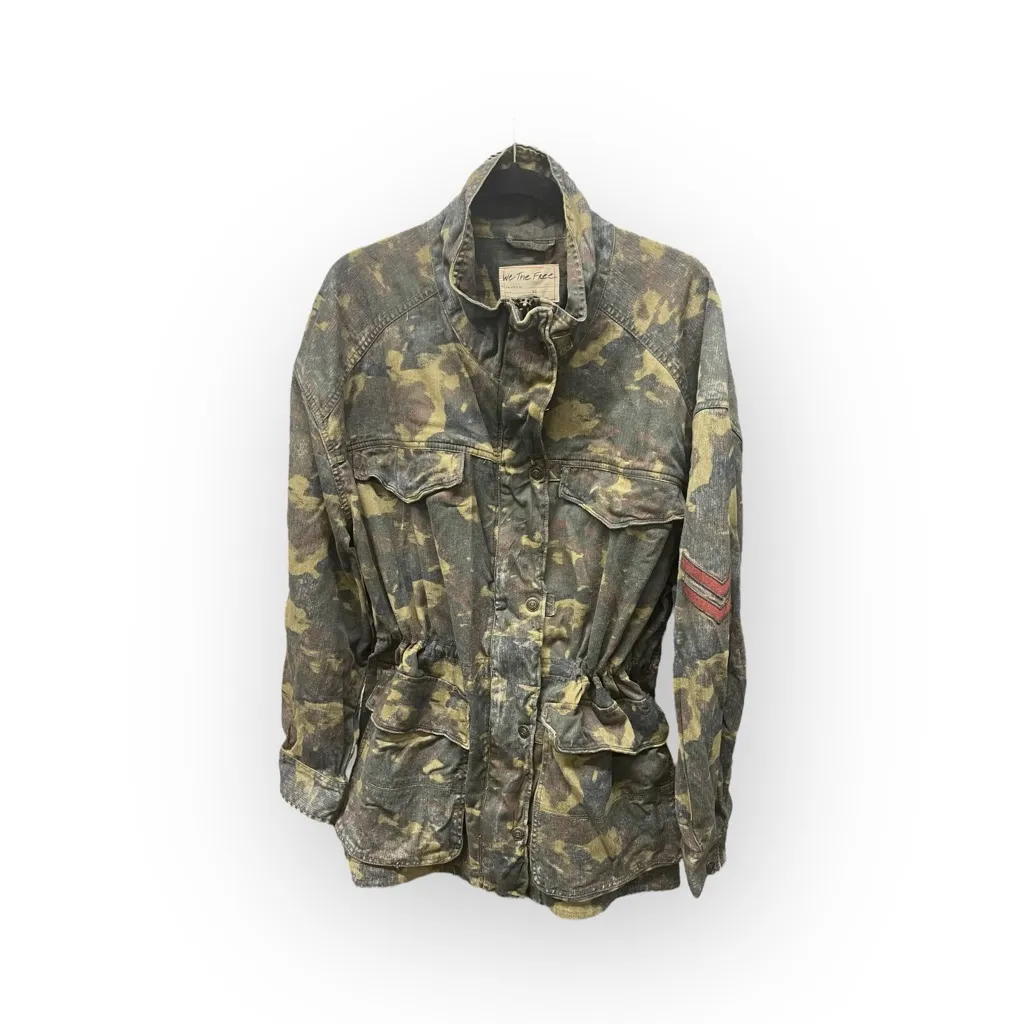 new FP x We The Free ❂ Arya Utility Camo Field Jacket ❂ Olive Camo Print ❂ XL - Image 6