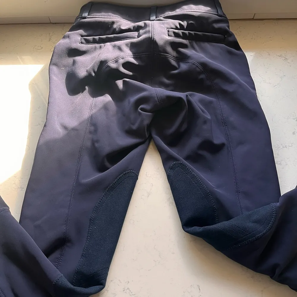 Piper By smartpak knee patch breeches size 24 Blue - Image 3