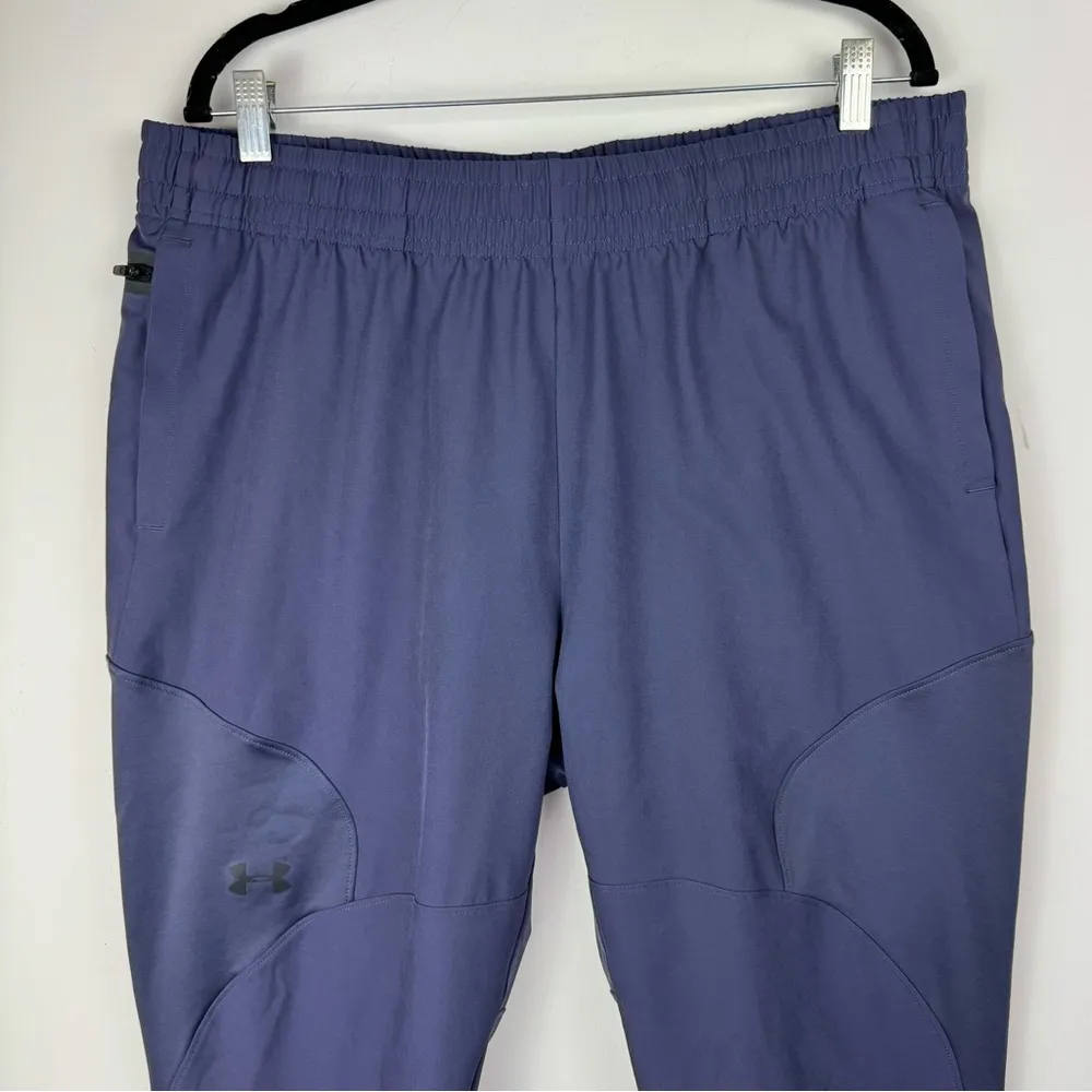 Under Armour Unstoppable Hybrid Pants Sz XL Purple Athletic Joggers - Image 4