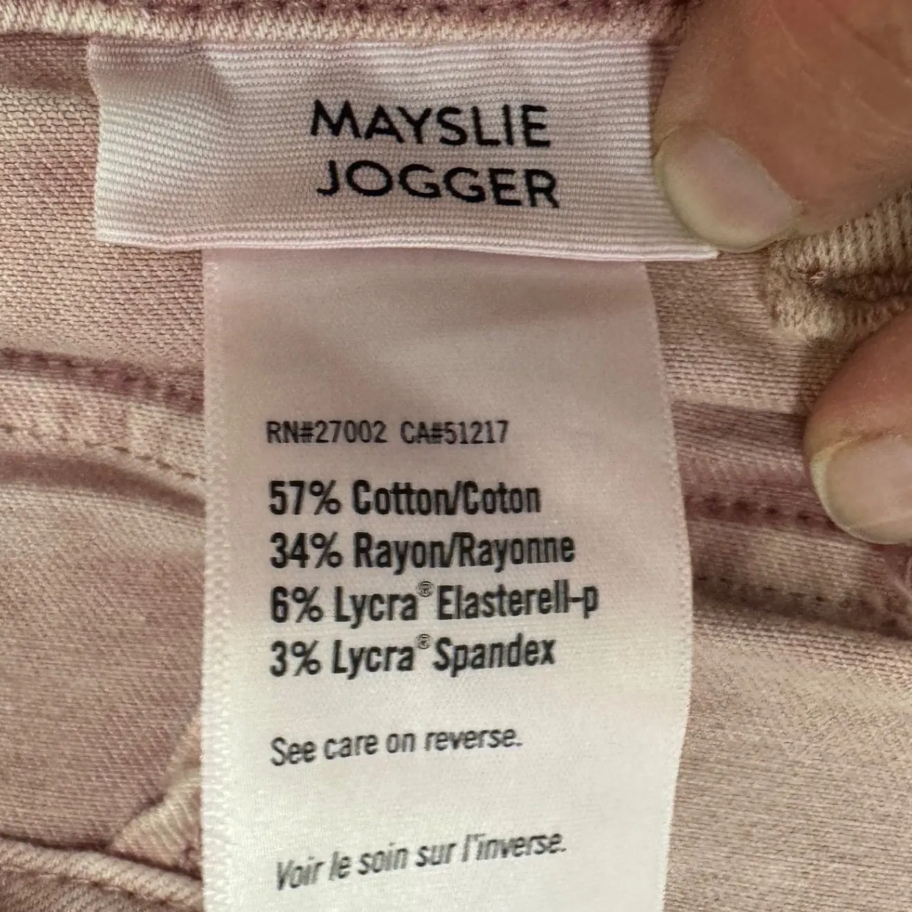 PAIGE‎ Mayslie Jogger Pants Womens 32 Pink Cotton Blend Cargo Ankle Zip - Image 8