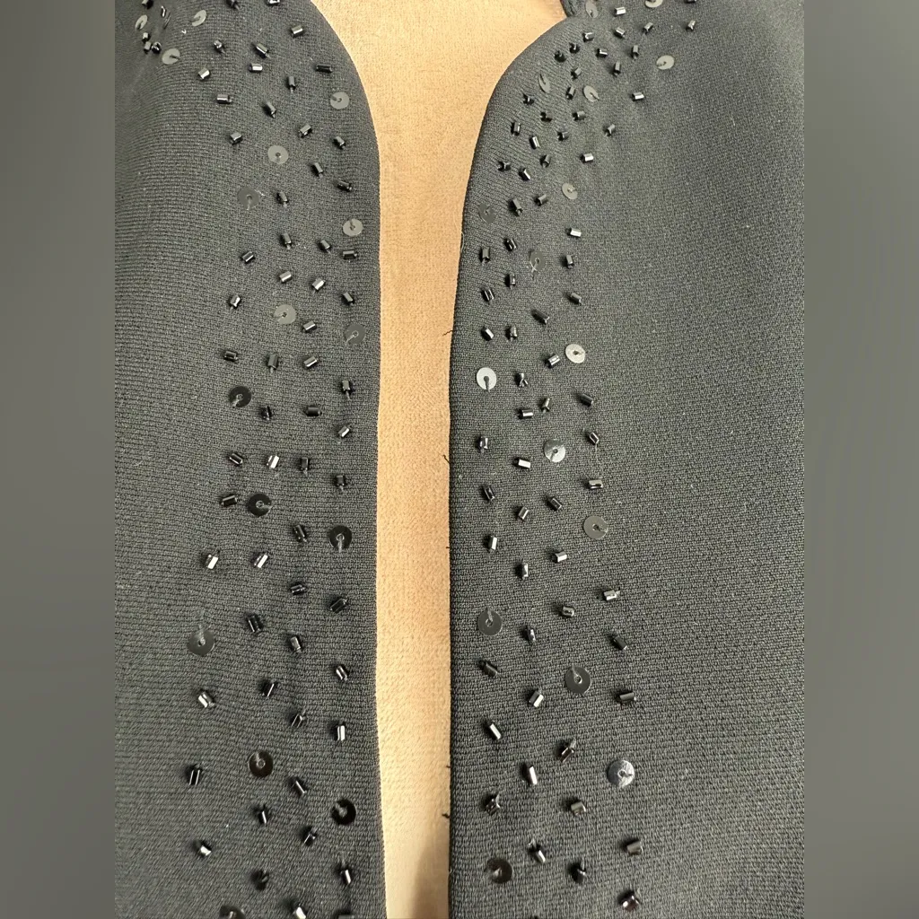 Danny & Nicole Black Embellished Blazer - Image 4