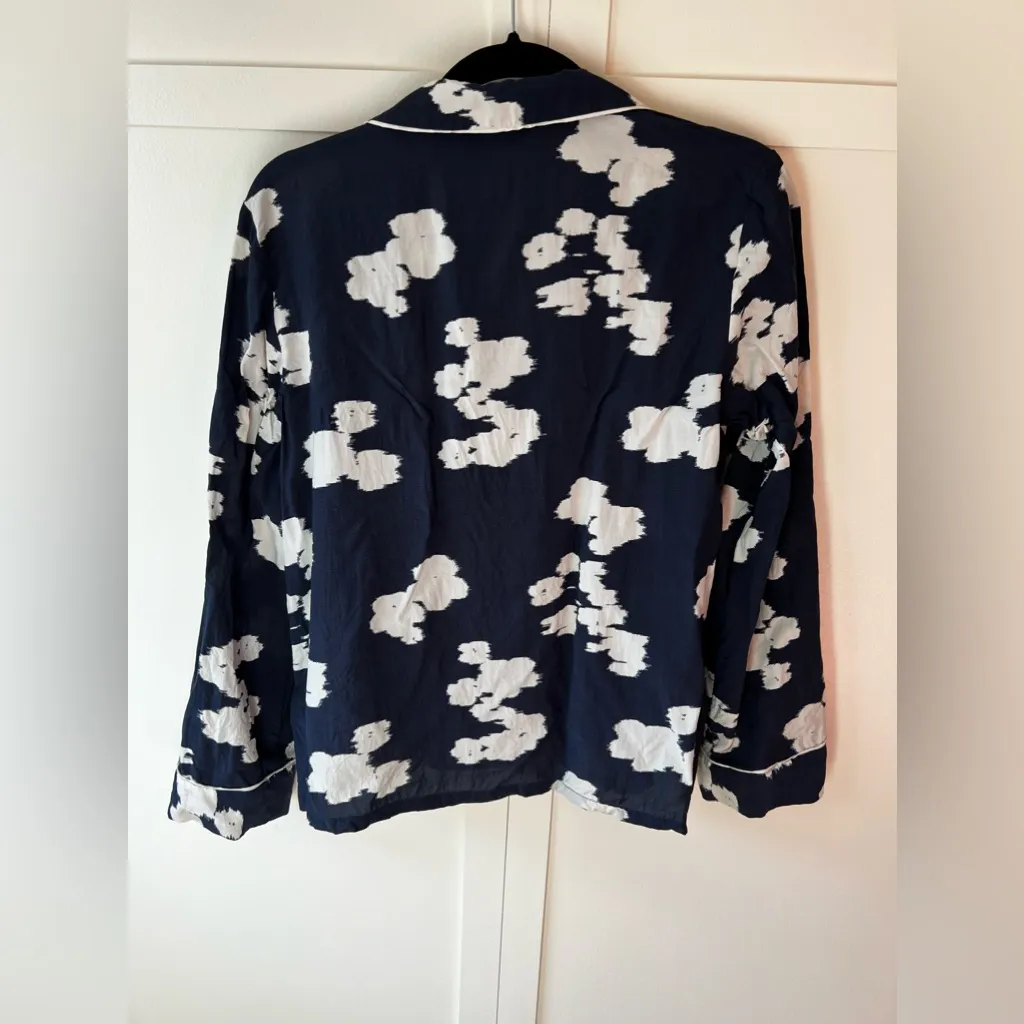 & Other Stories Women’s Pajama Style Button Down Shirt‎ Size 4 - Image 3