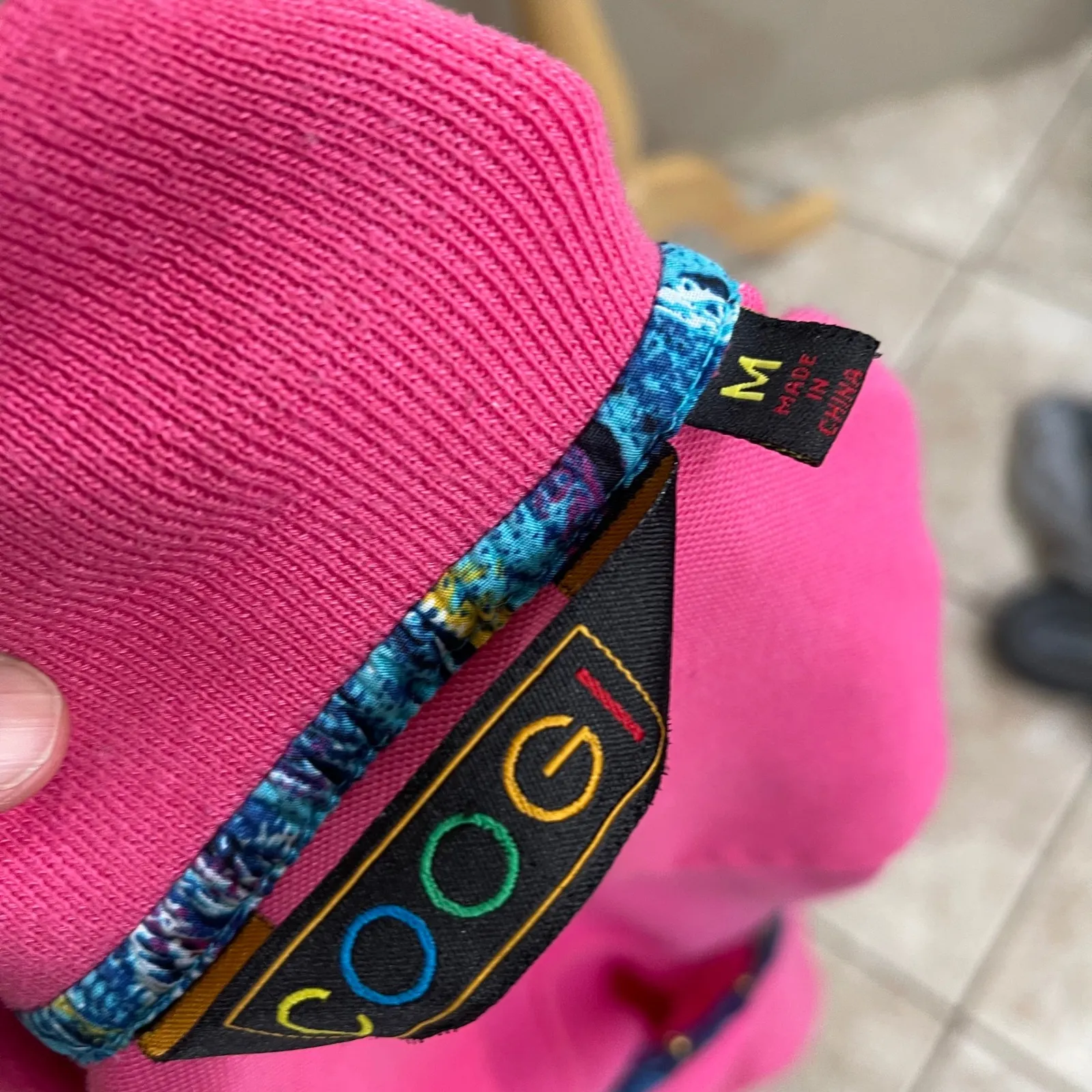 COOGI WOMANS DRESS Sz medium pink retro sleeveless - Image 4