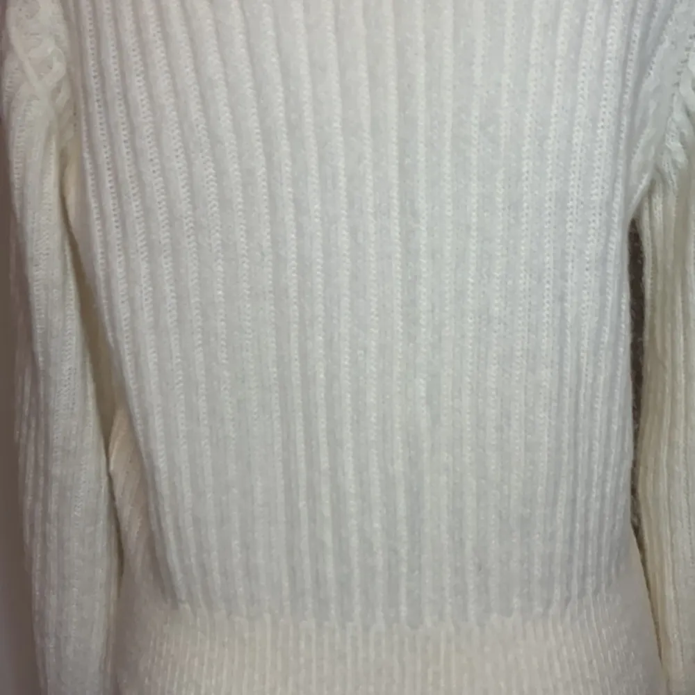INTERMIX Ella Jewel Cardigan Wool Ivory 
Sweater Size Small - Image 9