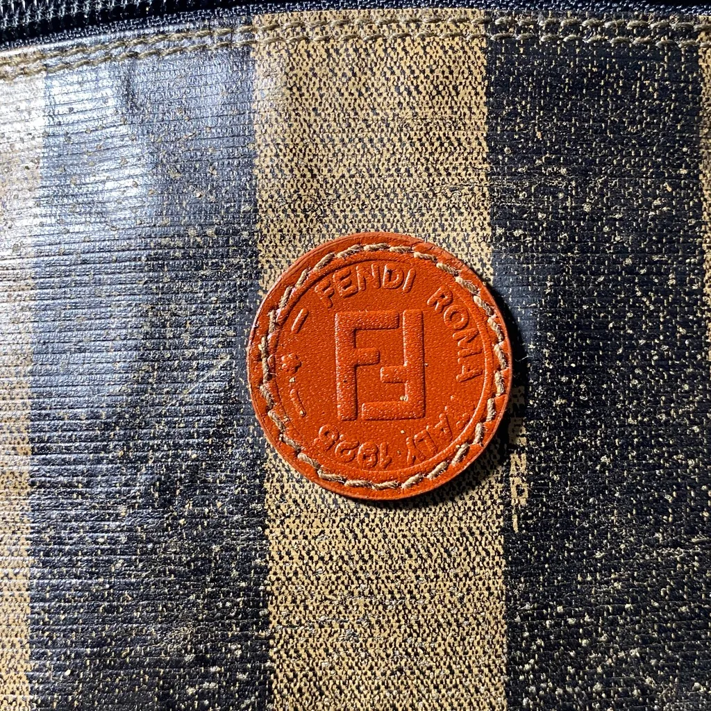 Authentic Fendi Pequin Stripe Bag - Image 11