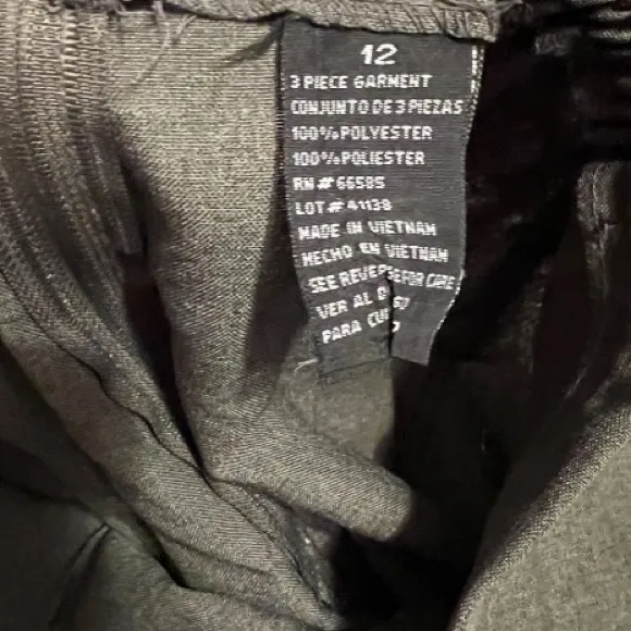 Vintage Perceptions‎ NY Polyester Pantsuit Size 12 - Image 13