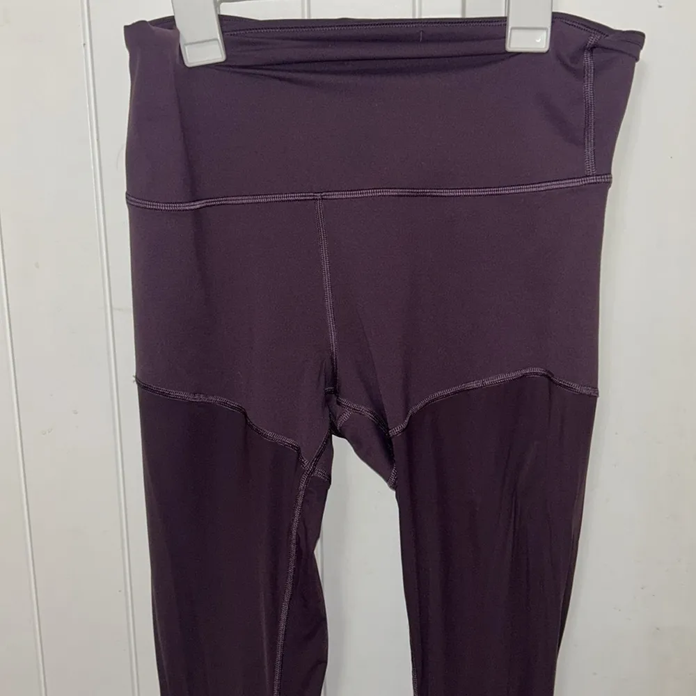 Wunder Train Mesh High-Rise Tight 25" | Grape Thistle - Image 8
