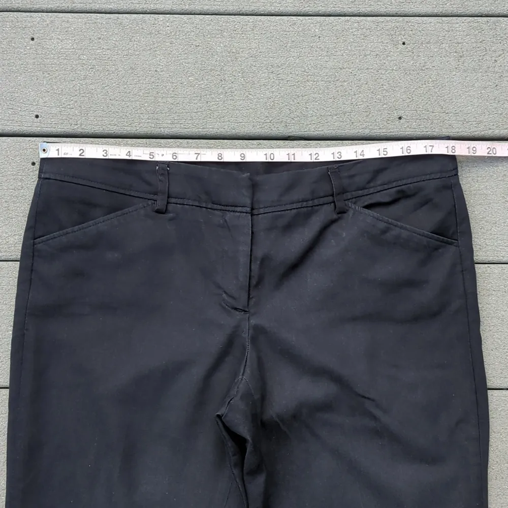 Willi Smith Size 12 Navy Blue Cropped Pants 27.5 in Inseam - Image 6