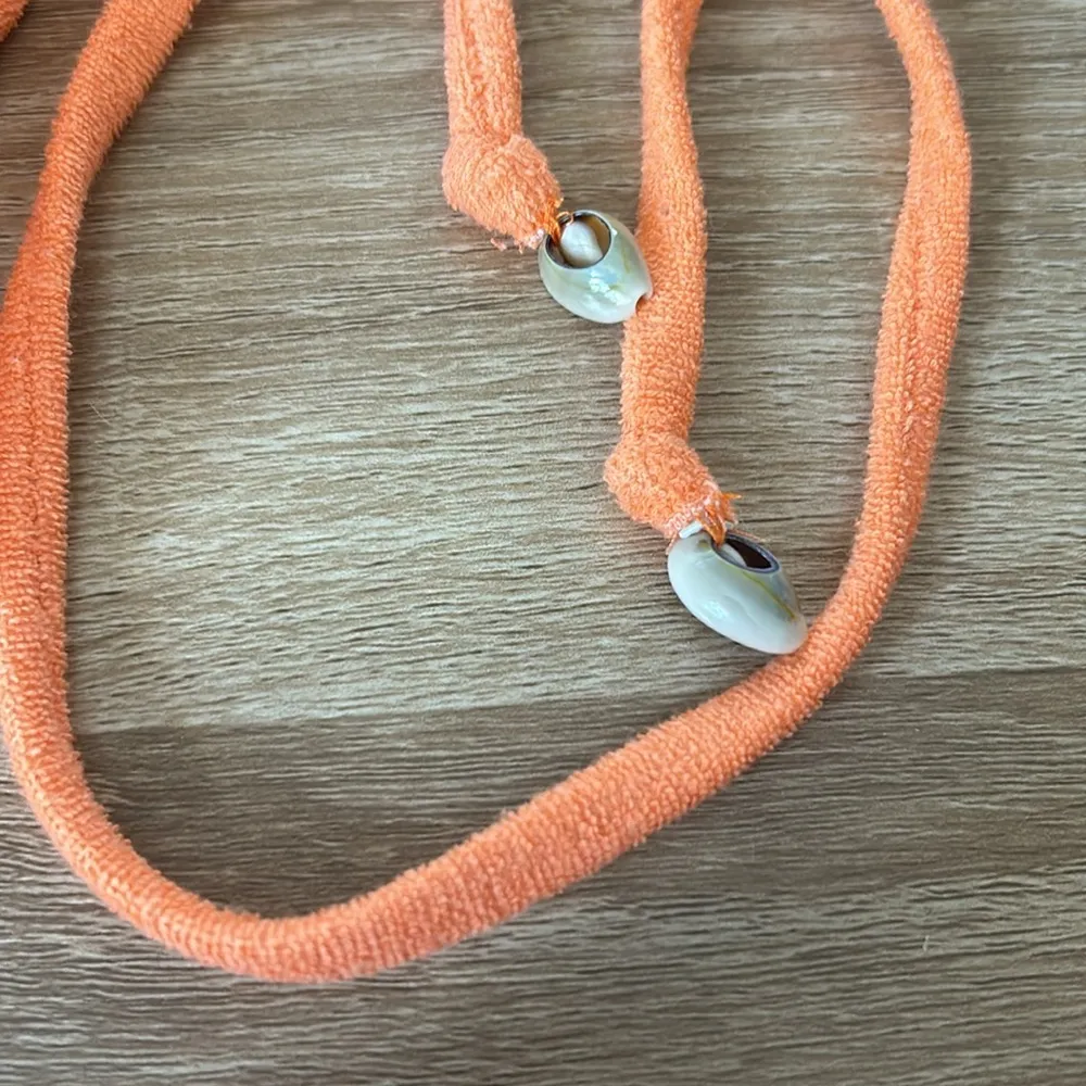 Nessy swimwear terry cloth bikini bottom Orange Size XS - Image 3